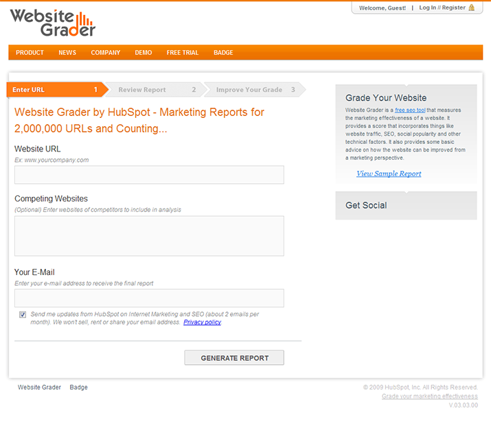 Website Grader