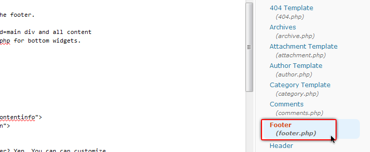 Wordpress HTML