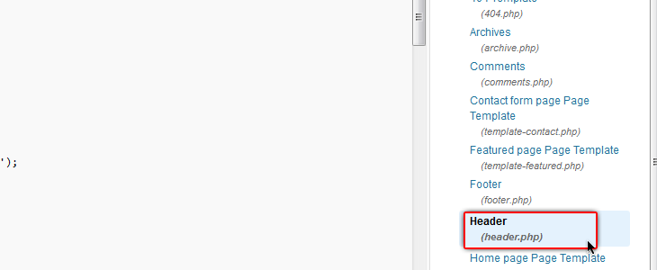 Wordpress HTML